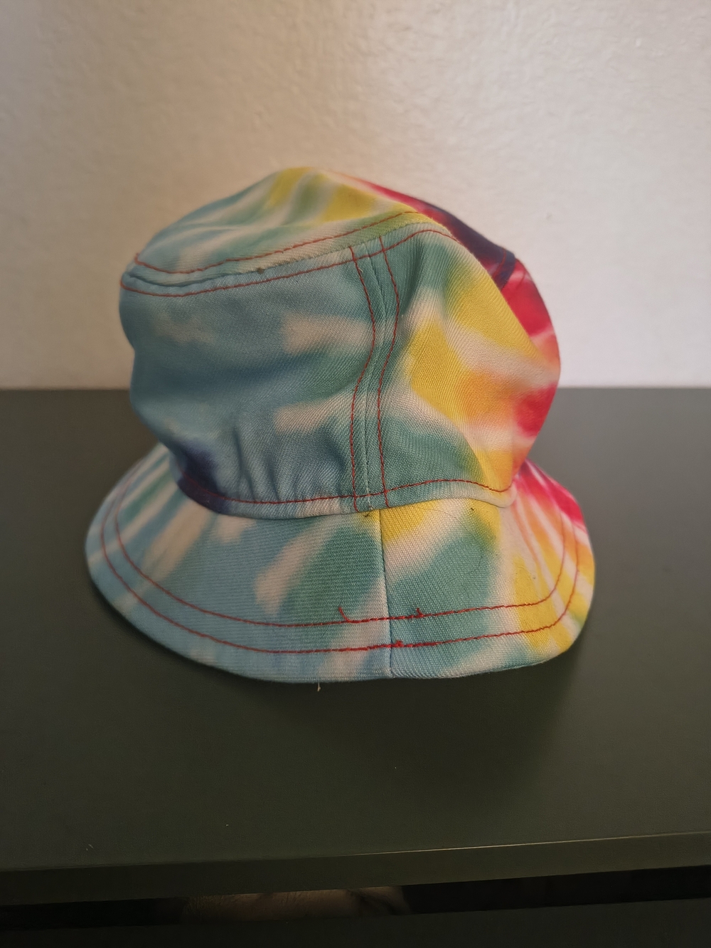 New Era Kids Tie-Dye Bucket Hat - Blue, Yellow, Pink
